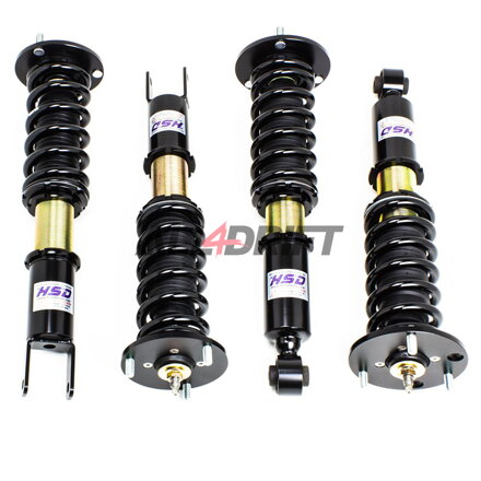 Sportliches, höhen- und härteverstellbares Gewindefahrwerk HSD Dualtech Mazda RX7 FD