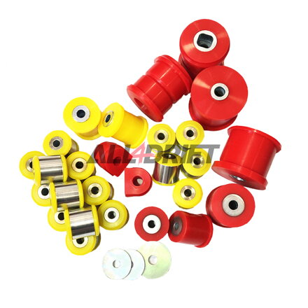 Komplettes Set Polyurethan-Buchsen für die BMW E90 / E91 / E92 Hinterachse