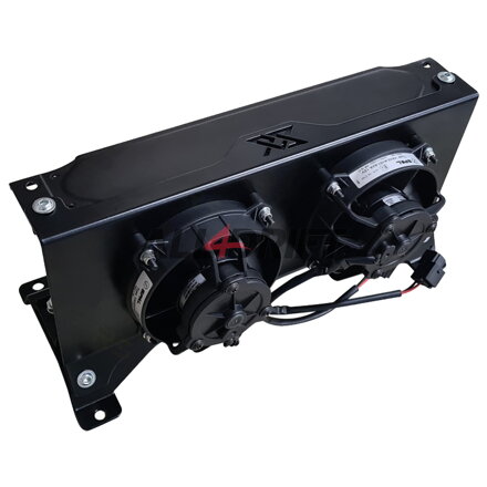 SET RS-Ultimate Halterung + 2 SPAL Lüfter + 16-reihiger Performance Ölkühler AN10