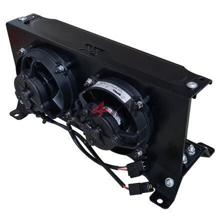 SET RS-Ultimate Halterung + 2 SPAL Lüfter + 16-reihiger Performance Ölkühler AN10