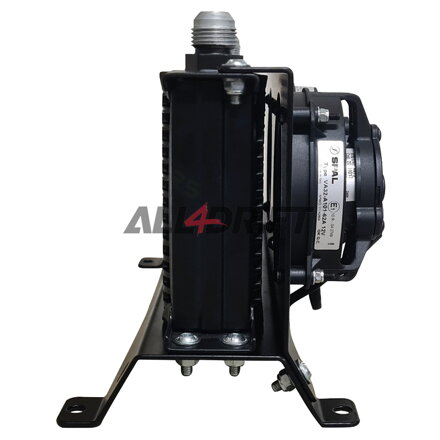 SET RS-Ultimate Halterung + 2 SPAL Lüfter + 16-reihiger Performance Ölkühler AN10