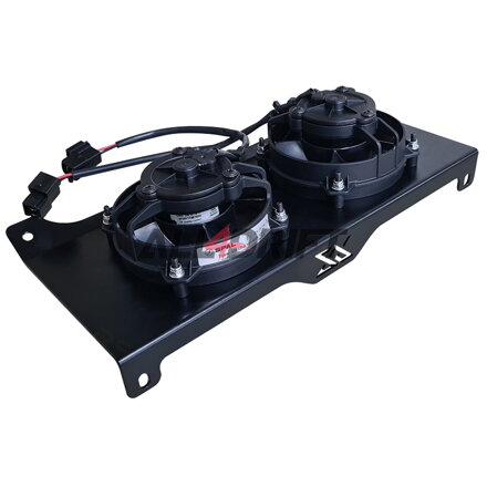 SET RS-Ultimate Halterung + 2 SPAL Lüfter + 16-reihiger Performance Ölkühler AN10