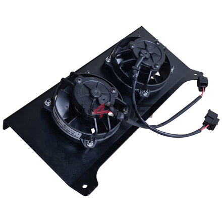 SET RS-Ultimate Halterung + 2 SPAL Lüfter + 16-reihiger Performance Ölkühler AN10