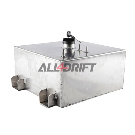 Universal Aluminium Kraftstofftank 38L - 8 mm Eingang