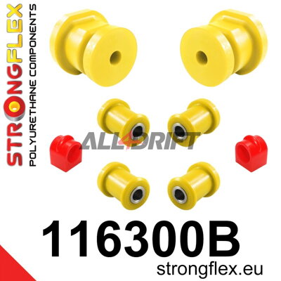 116300B Hinterachs-Buchsen Satz - Mercedes W123 (76-86)