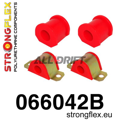066042B Polyurethan-Buchsen-Satz für vorderen Stabilisator Fiat Cinquecento / Seicento