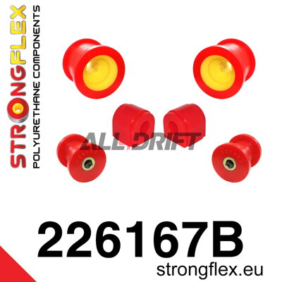 226167B Sada silentbloků předního zavěšení Audi / Seat / Škoda / VW