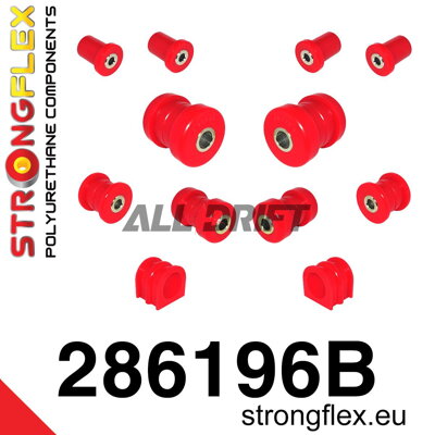 286196B Polyurethan-Buchsen-Satz Vorderachse Infiniti / Nissan