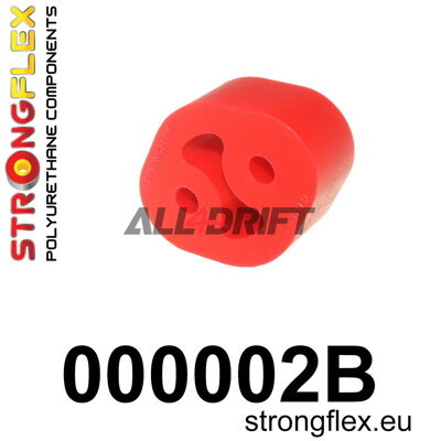 000002B Aufhängung Auspuffanlage 27mm - Gummilager, Auspuffhalter