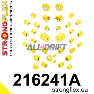 216241A: Komplettes Fahrwerksbuchsen-Kit SPORT - Toyota V (92-96) X90