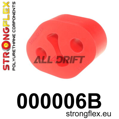 000006B Auspuffaufhängungsgummi 47mm - Odboje, Wieszaki tłumika