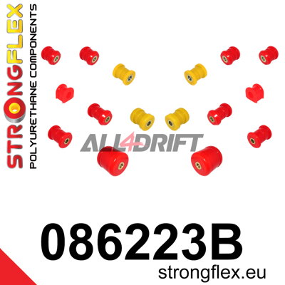 086223B: Polyurethan-Buchsen Satz Hinterachse - Honda V (96-01) Type SH