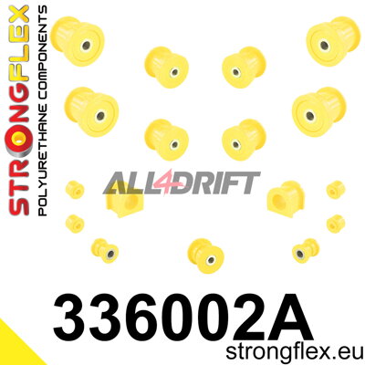 336002A Sport-Fahrwerksbuchsen-Satz Vorderachse - Jeep II (84-01) XJ