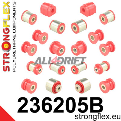 236205B Hinterachs-Buchsen-Satz Volvo S60 / S80 / V70