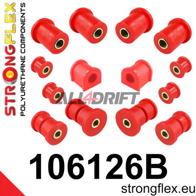 106126B Polyurethan-Buchsen Satz Vorderachse - Mazda I (89-98) NA