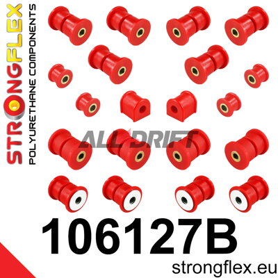 106127B Polyurethan-Buchsen Satz Hinterachse - Mazda I (89-98) NA