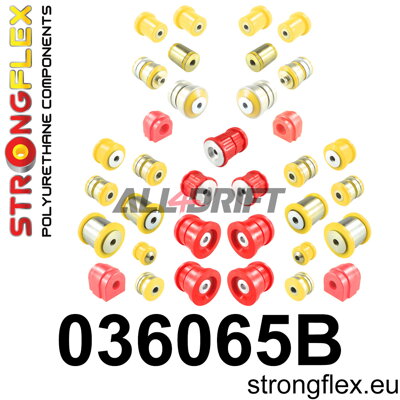 036065B Komplettes Polyurethan-Buchsen-Set für Achsen - BMW F11 (10-17) Touring xDrive