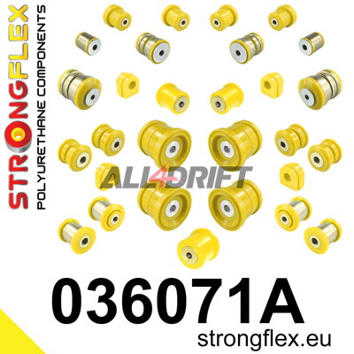 036071A Komplettes SPORT Polyurethan-Achslagerbuchsen-Kit BMW X5 / X6