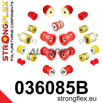 036085B Komplettes Set Polyurethan-Achslager BMW E31