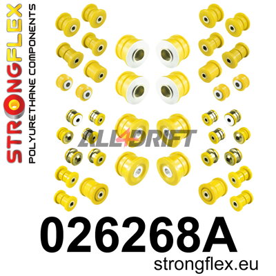026268A Komplettsatz SPORT-Fahrwerksbuchsen aus Polyurethan - Porsche II (10-17)