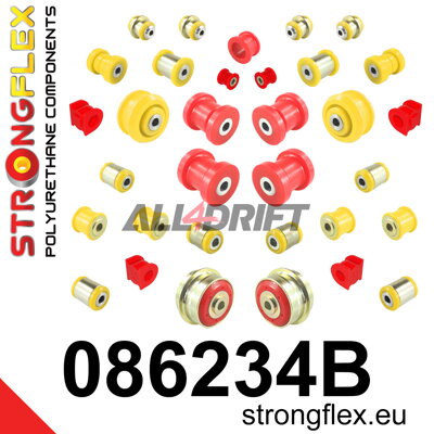 086234B: Kompletter Achslagerbuchsen-Satz - Honda Accord VII (02-08) Tourer CM