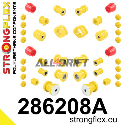 286208A Kompletní sada silentbloků náprav SPORT Datsun / Nissan