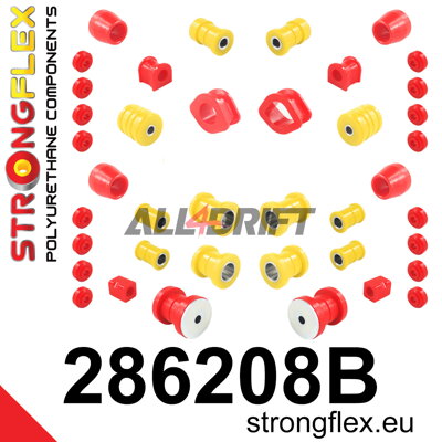 286208B Kompletní sada silentbloků náprav Datsun / Nissan