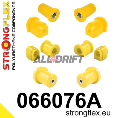 066076A Komplettes SPORT-Achs-Buchsen-Kit - Fiat Uno MK1/MK2/Turbo (83-02)