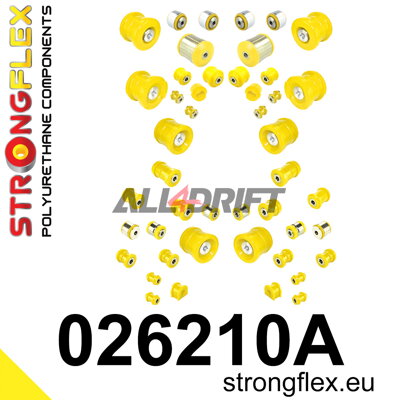 026210A: Komplettsatz SPORT-Fahrwerksbuchsen - Audi C6 (04-11) Quattro & Allroad