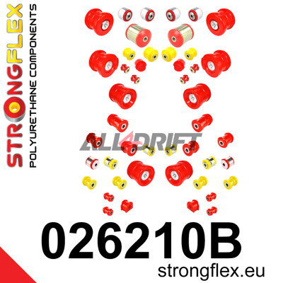 026210B: Komplettes Fahrwerksbuchsen-Satz - Audi C6 (04-11) Quattro & Allroad