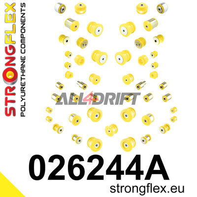 026244A Komplettsatz Polyurethan-Fahrwerksbuchsen SPORT Audi A8 / S8