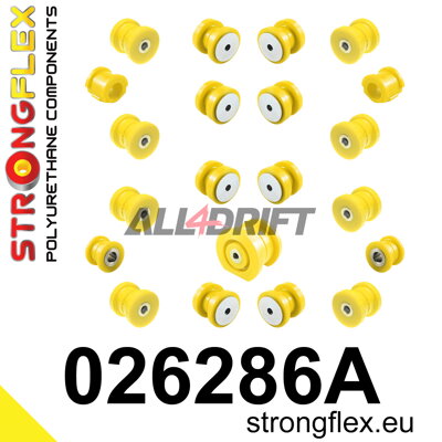 026286A Komplettes Polyurethan-Achslager-Set SPORT Audi