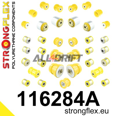 116284A Komplettes Set Polyurethan-Buchsen AMG SPORT - Mercedes W211 AMG