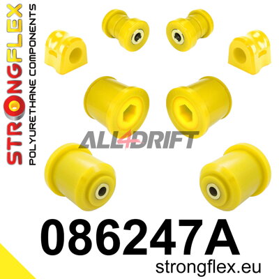 086247A: SPORT-Buchsen-Satz für die Vorderachse und den Hinterachsträger - Honda VIII (06-12) Hatchback FK / FN