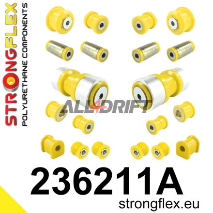 236211A Polyurethan-Buchsen Hinterachse SPORT Volvo 760 / 780 / 960