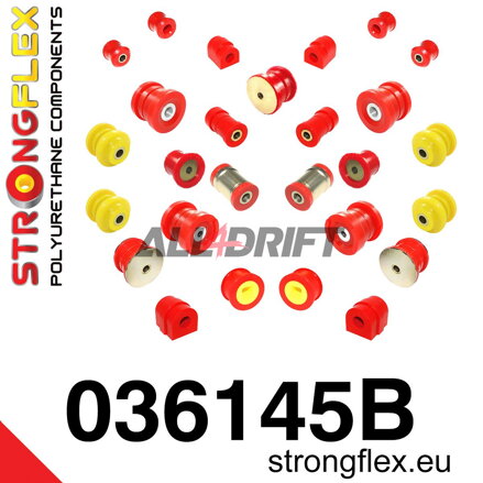 036145B Komplettsatz Achsgummilager BMW E46 / Z4