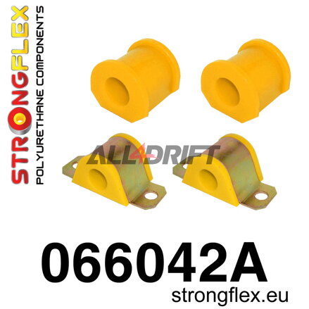 066042A Polyurethan-Buchsen-Satz für vorderen Stabilisator SPORT Fiat Cinquecento / Seicento