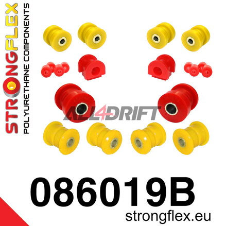 086019B: Vorderachs-Buchsen-Satz - Honda V (91-95) EG / EH / EJ