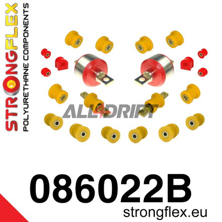 086022B Hinterachs-Buchsen-Satz Honda Civic / CRX