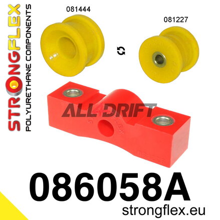 086058A Stabilisator-Buchsen-Satz und Schaltwegeverlängerung SPORT - Acura III (93-01) DB6/7/8/9 / DC1/4