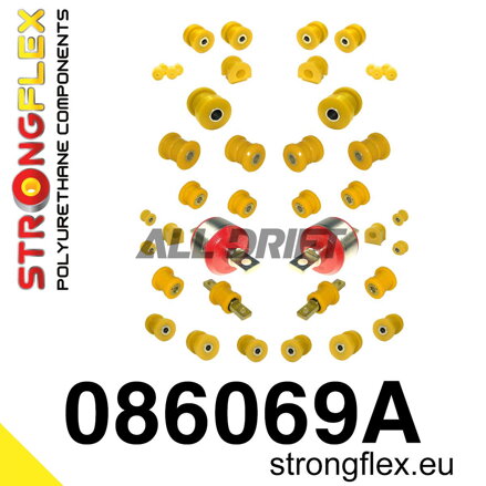 086069A Komplettes SPORT-Achslagerbuchsen-Set Honda Civic / CRX