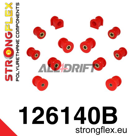 126140B: Hinterachs-Buchsen-Satz - Mitsubishi IV / V / VI (96-01)