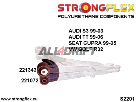 226086A SPORT-Fahrwerksbuchsen Vorderachse Audi / VW / Seat