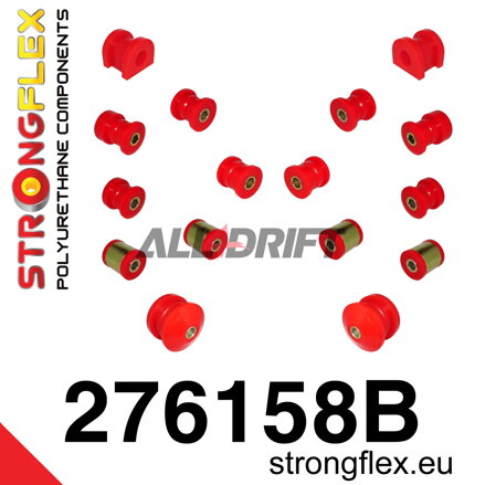 276158B Hinterachs-Buchsen-Satz - Subaru Legacy III / Outback II (98-03) BE BH BT