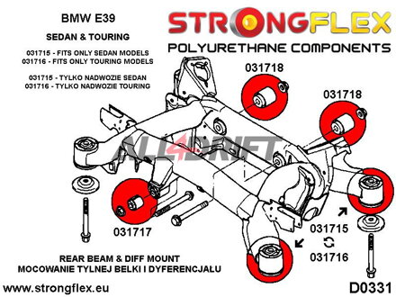 031715B Achslagerbuchse Hinterachse BMW E39