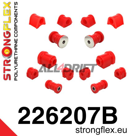 226207B Fahrwerksbuchsen Satz Vorderachse und Hinterachsträger - Volkswagen I (74-93) 17