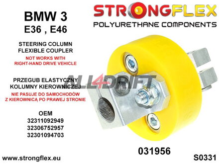 031956A SPORT Gummischeibe Lenksäule BMW E36 / E46 / Z3
