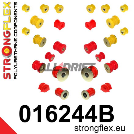 016244B: Komplettes Fahrwerksbuchsen-Kit - Alfa Romeo GTV (95-05) Typ 916