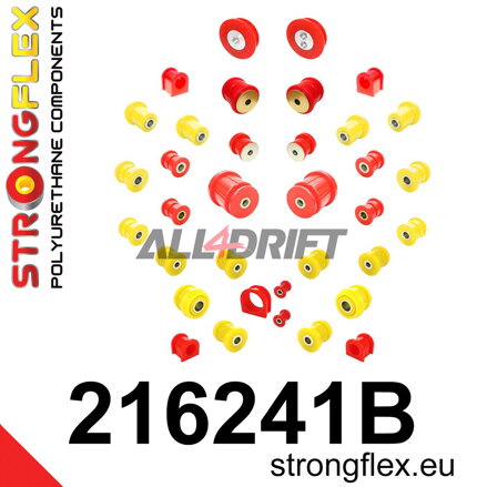 216241B: Komplettes Fahrwerksbuchsen-Satz - Toyota V (92-96) X90