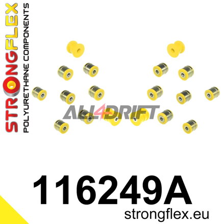 116249A SPORT-Fahrwerksbuchsen-Satz für die Hinterradaufhängung - Mercedes W140 (91-98)